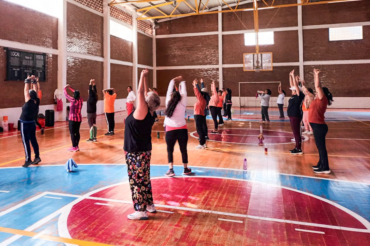 Gobierno de Huamantla promueve la salud y el bienestar femenino con sesión de activación física